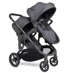 ICandy Orange Double Combo Dark Slate Marl Phantom Geschwisterkinderwagen | Inkl. Praktischem Zubehör -Kinder Geschäft icandy orange dark slate twin 3 4 su wf extenders su elv wf