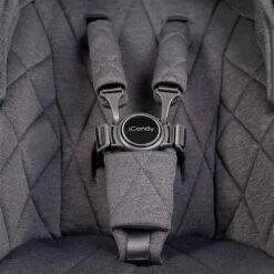 ICandy Orange Double Combo Dark Slate Marl Phantom Geschwisterkinderwagen | Inkl. Praktischem Zubehör -Kinder Geschäft icandy orange harness close up 4