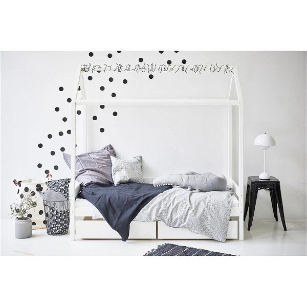 Hoppekids ECO Comfort Hausbett Weiß Kinderbett In 70 X 160 Cm - Mit Hausdach 3 Hoppekids ECO Comfort Hausbett Weiß Kinderbett In 70 X 160 Cm - Mit Hausdach