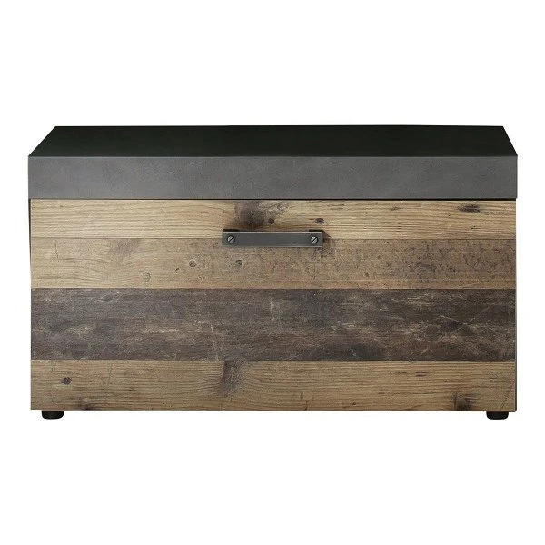 Trendteam Indy Sitzbank Old Wood / Graphit Grau 3 Trendteam Indy Sitzbank Old Wood / Graphit Grau