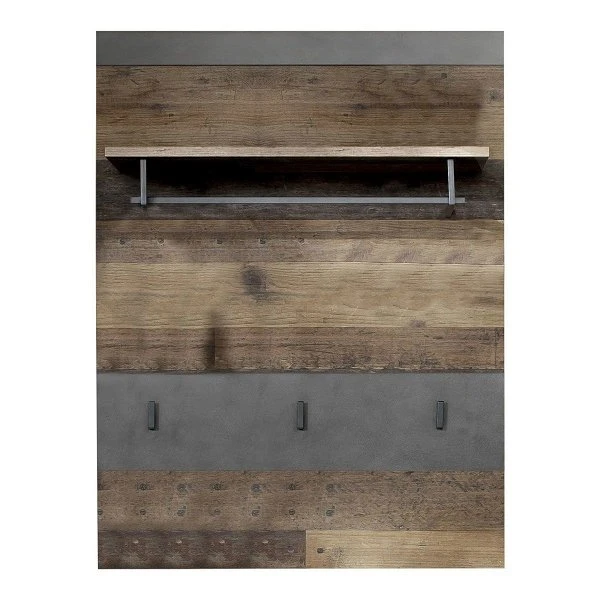 Trendteam Indy Paneel Old Wood / Graphit Grau 3 Trendteam Indy Paneel Old Wood / Graphit Grau