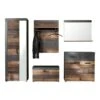 Trendteam Indy Garderoben-Set 5-teilig Old Wood / Graphit Grau 2 Trendteam Indy Garderoben-Set 5-teilig Old Wood / Graphit Grau -Kinder Geschäft indy gd 1879 915 23 frontal freisteller