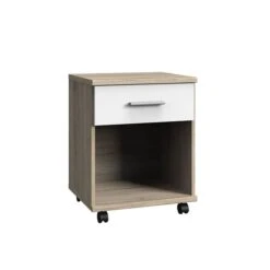 Wimex Joker Rollcontainer San Remo-Eiche-Nachbildung / Weiß