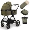 Moon Clicc Kombi-Kinderwagen Moss Green Melange Zubehör Bundle 1 Moon Clicc Kombi-Kinderwagen Moss Green Melange Zubehör Bundle -Kinder Geschäft k24 clicc 63980800 wanne mossgreenmelange 802 8 frontleft zubehoer bundle