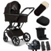 Moon Piú Kombi-Kinderwagen Black/black Matt Zubehör Bundle 1 Moon Piú Kombi-Kinderwagen Black/black Matt Zubehör Bundle -Kinder Geschäft k24 piu 64960630 wanne black 633 6 backleft zubehoer bundle