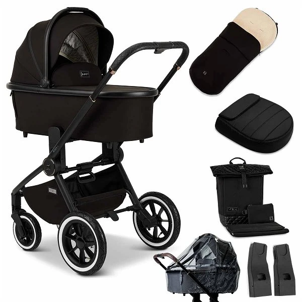 Moon Resea Plus Kinderwagen Black/black Matt Zubehör Bundle 3 Moon Resea Plus Kinderwagen Black/black Matt Zubehör Bundle