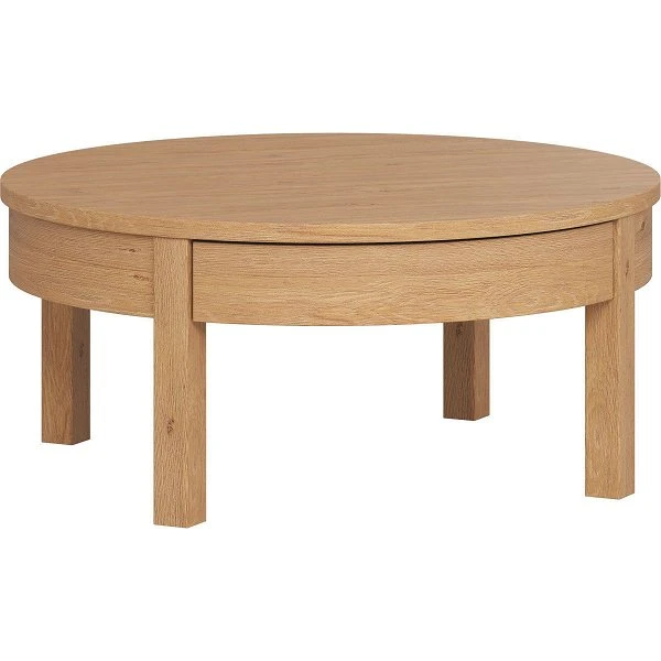 VOX Simple Kaffeetisch Niedrig Eiche Ø80 Cm 3 VOX Simple Kaffeetisch Niedrig Eiche Ø80 Cm