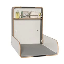 Timkid KAWAmidi Wandwickeltisch Anthrazit Inklusive Wickelmatte | Modern & Slim 5 Timkid KAWAmidi Wandwickeltisch Anthrazit Inklusive Wickelmatte | Modern & Slim -Kinder Geschäft kawamidi offen weiss anthrazit 5
