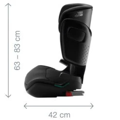 Britax Römer Kidfix M I-Size Cosmos Black Kindersitz Gruppe ECE R 129 / I-Size 15 Britax Römer Kidfix M I-Size Cosmos Black Kindersitz Gruppe ECE R 129 / I-Size -Kinder Geschäft kidfix m i size dimension images angle 01