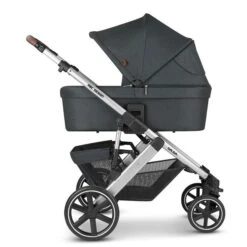 ABC Design Salsa 4 Kinderwagen Bundle Storm Mit Cybex Aton 5 Und Adapter 13 ABC Design Salsa 4 Kinderwagen Bundle Storm Mit Cybex Aton 5 Und Adapter -Kinder Geschäft kinderwagen stroller salsa 4 storm 05 uv schutz 50 05
