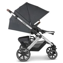 ABC Design Salsa 4 Kinderwagen Bundle Storm Mit Cybex Aton 5 Und Adapter 15 ABC Design Salsa 4 Kinderwagen Bundle Storm Mit Cybex Aton 5 Und Adapter -Kinder Geschäft kinderwagen stroller salsa 4 storm 08 liegeposition 08