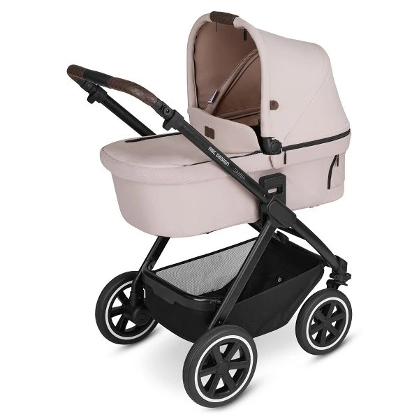 ABC Design Samba 2in1 Kinderwagen Bundle Berry Pure Mit Autositz, Wickeltasche, Fußsack Und Adapter 4 ABC Design Samba 2in1 Kinderwagen Bundle Berry Pure Mit Autositz, Wickeltasche, Fußsack Und Adapter – Bild 2