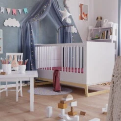 Nature Kid Paula Kinderbett 70 X 140 Cm Umbaubar Inklusive Umbauseiten Und Lattenrost -Kinder Geschäft kinderzimmer paula pauline babybett ganz 2k 1500x1500