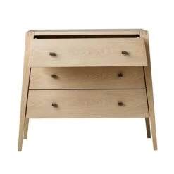 Leander Linea Kommode Eiche Mit 3 Schubkästen 7 Leander Linea Kommode Eiche Mit 3 Schubkästen -Kinder Geschäft kommode lige paa skuffe 1 aaben natur filt gr 2