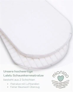 Mionido Stubenwagen Maxi Natur Pyjamabär Flieder Mit Garnierung, Matratze Und Matratzenbezug 13 Mionido Stubenwagen Maxi Natur Pyjamabär Flieder Mit Garnierung, Matratze Und Matratzenbezug -Kinder Geschäft lalelu 2 schichten 6