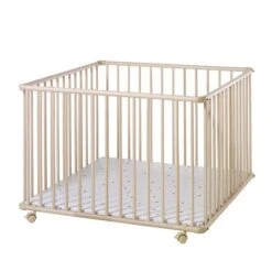 Schardt Laufgitter Basic Buche Massiv Natur 100 X 100 Cm, Mit Laufrollen, Folie Monster