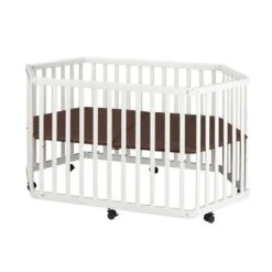 TiSsi Laufgitter Aus Massiv Buche Weiß Platzsparend Faltbar -Kinder Geschäft laufgitter weiss 3 gr 1