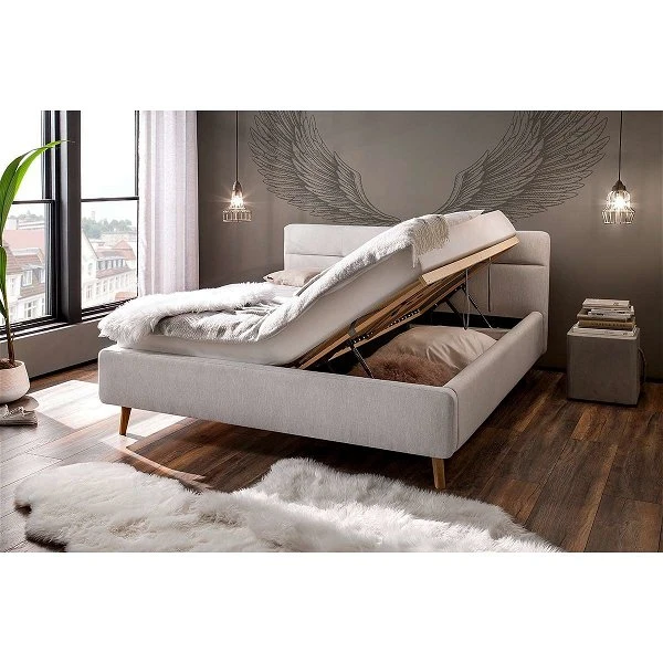 Meise Möbel Lotte Bett Beige Mit Bettkasten Und Federholzrahmen 180 X 200 Cm 6 Meise Möbel Lotte Bett Beige Mit Bettkasten Und Federholzrahmen 180 X 200 Cm – Bild 4