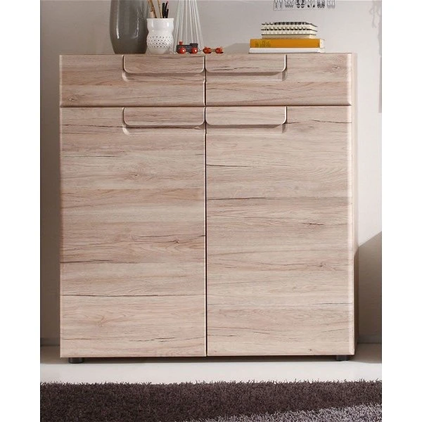 Trendteam Malea Schuhschrank Eiche San Remo Hell 3 Trendteam Malea Schuhschrank Eiche San Remo Hell