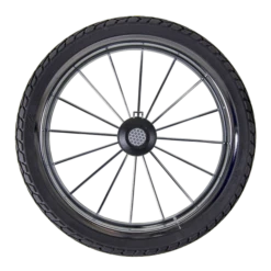 HESBA Condor Coupe Kinderwagen Außen 796 Innen 718 Teilleder Räder Schwarz 30 Cm, Ledergriff Braun -Kinder Geschäft metall luftkammerrad sl schlauchlos 12 5 1