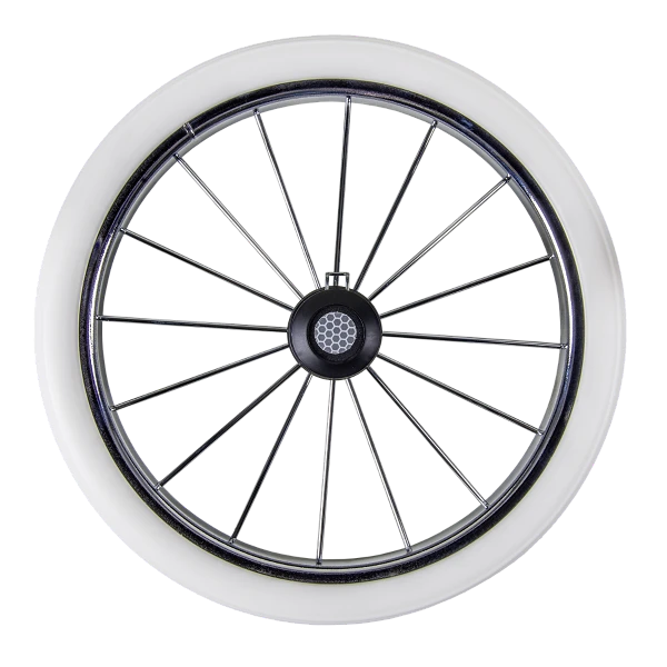 HESBA Condor Coupe Kinderwagen Außen 503 Innen 173 Räder Weiß 25 Cm, Ledergriff Hellbraun 7 HESBA Condor Coupe Kinderwagen Außen 503 Innen 173 Räder Weiß 25 Cm, Ledergriff Hellbraun – Bild 5