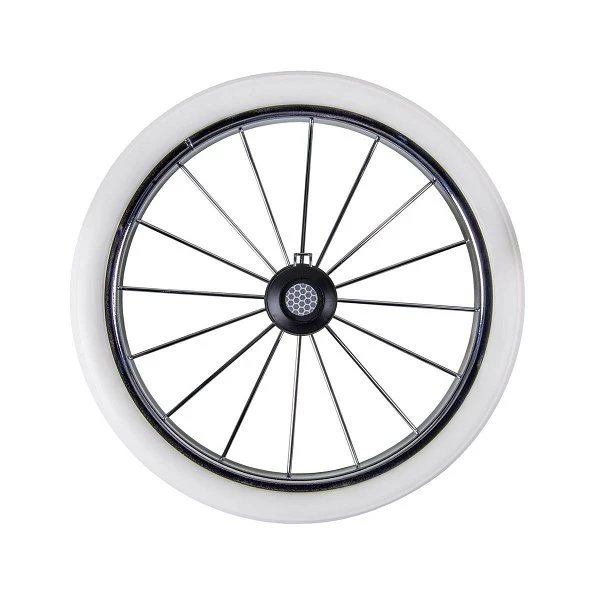 HESBA Corrado Kinderwagen Außen 603 Innen 173 Räder Weiß 30 Cm, Ledergriff Weiß 6 HESBA Corrado Kinderwagen Außen 603 Innen 173 Räder Weiß 30 Cm, Ledergriff Weiß – Bild 4