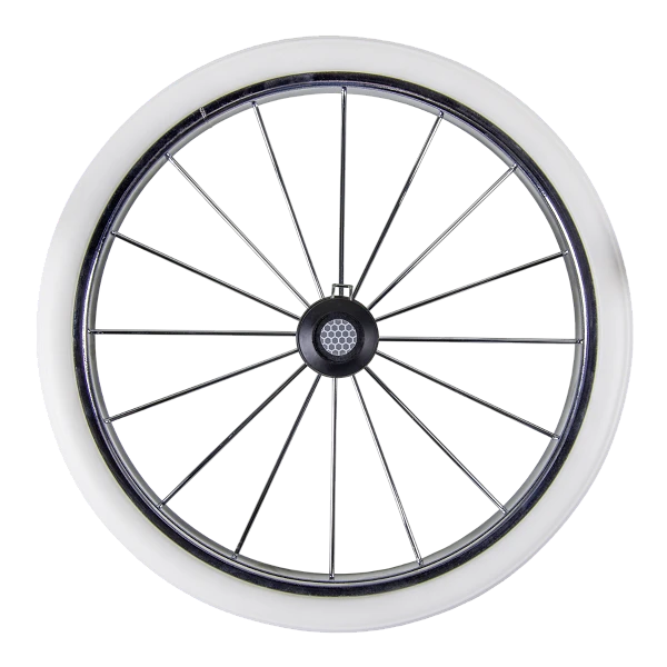 HESBA Condor Coupe Kinderwagen Außen 529 Innen 101 Teilleder Räder Weiß 30 Cm, Ledergriff Weiß 6 HESBA Condor Coupe Kinderwagen Außen 529 Innen 101 Teilleder Räder Weiß 30 Cm, Ledergriff Weiß – Bild 4