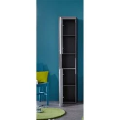 Trendteam Miami Badmöbel-Set 5-teilig Mit Spiegelschrank Beleuchtet | Weiß / Rauchsilber 9 Trendteam Miami Badmöbel-Set 5-teilig Mit Spiegelschrank Beleuchtet | Weiß / Rauchsilber -Kinder Geschäft miami bd 1259 101 03 geoeffnet 3