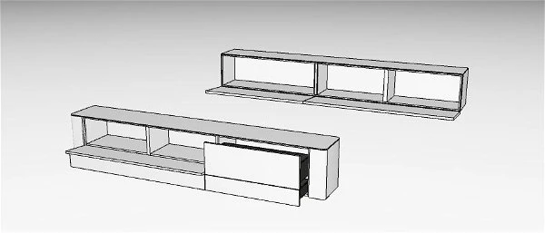 Hülsta Gentis Wohnwand 2 - Akzent Naturstamm - Breite 440 Cm 6 Hülsta Gentis Wohnwand 2 - Akzent Naturstamm - Breite 440 Cm – Bild 4