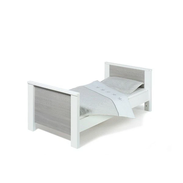 Schardt Milano Pinie Kinderbett 70x140 Cm Pinie Silber/MDF Weiß 5 Schardt Milano Pinie Kinderbett 70x140 Cm Pinie Silber/MDF Weiß – Bild 3