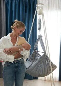 Moonboon Ökologische Federwiegen-Set Ocean Mit Motor, Gestell Weiß & Kokos-Einleger 13 Moonboon Ökologische Federwiegen-Set Ocean Mit Motor, Gestell Weiß & Kokos-Einleger -Kinder Geschäft moonboon hammock 11