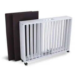 TiSsi Moritz Laufgitter Aus Massiv Buche Weiß Platzsparend Faltbar Mit Rollen -Kinder Geschäft moritz ws gekl boden gr 1