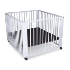 TiSsi Moritz Laufgitter Aus Massiv Buche Weiß Platzsparend Faltbar Mit Rollen -Kinder Geschäft moritz ws mitte gr 1