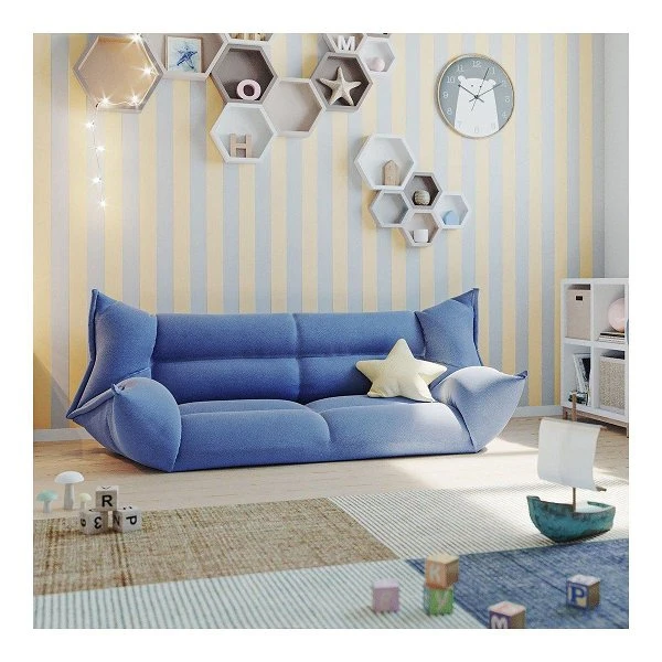 Nature Kid Faltsofa Blau Mehrfach Verstellbar Mit Rutschfestem Unterboden 3 Nature Kid Faltsofa Blau Mehrfach Verstellbar Mit Rutschfestem Unterboden