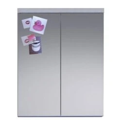 Trendteam Nightlife Spiegelschrank Weiß Hochglanz / Weiß -Kinder Geschäft nightlife bd 1320 503 01 frontal mit deko freisteller 1