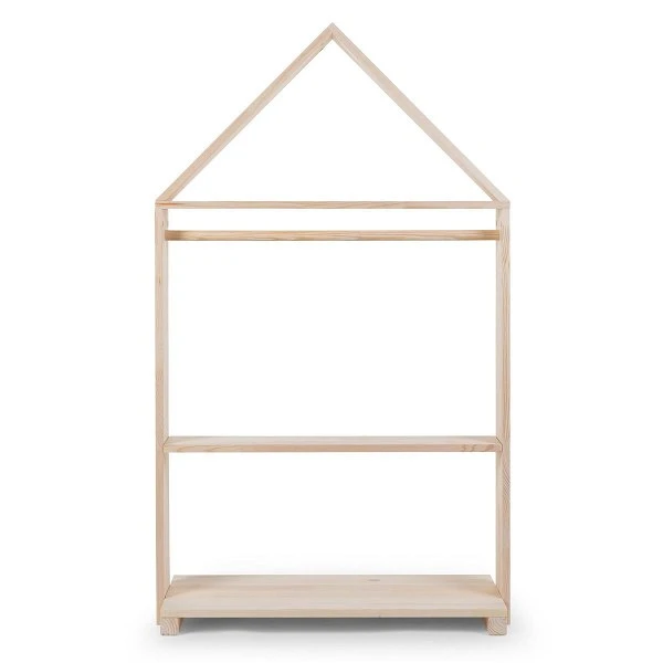 Childhome Childwood Lagerregal Haus Mit Räder Kiefernholz 4 Childhome Childwood Lagerregal Haus Mit Räder Kiefernholz – Bild 2