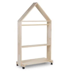 Childhome Childwood Lagerregal Haus Mit Räder Kiefernholz 9 Childhome Childwood Lagerregal Haus Mit Räder Kiefernholz -Kinder Geschäft ohcn 7