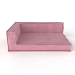 Nature Kid Palettensofa Ecke Links Rosa Mit Recycelter Schaumstofffüllung