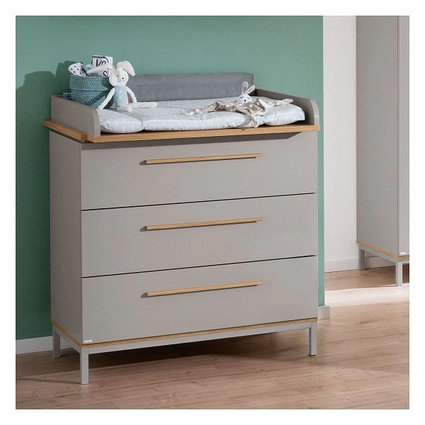 Paidi Benne Sparset Babybett & Wickelkommode Kieselgrau/Eiche-Montana - Gratis Lieferung 7 Paidi Benne Sparset Babybett & Wickelkommode Kieselgrau/Eiche-Montana - Gratis Lieferung – Bild 5