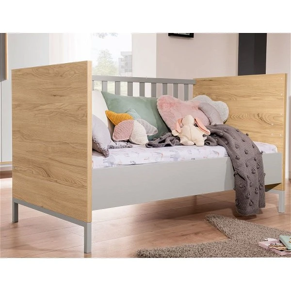 Paidi Benne Sparset Babybett & Wickelkommode Kieselgrau/Eiche-Montana - Gratis Lieferung 5 Paidi Benne Sparset Babybett & Wickelkommode Kieselgrau/Eiche-Montana - Gratis Lieferung – Bild 3