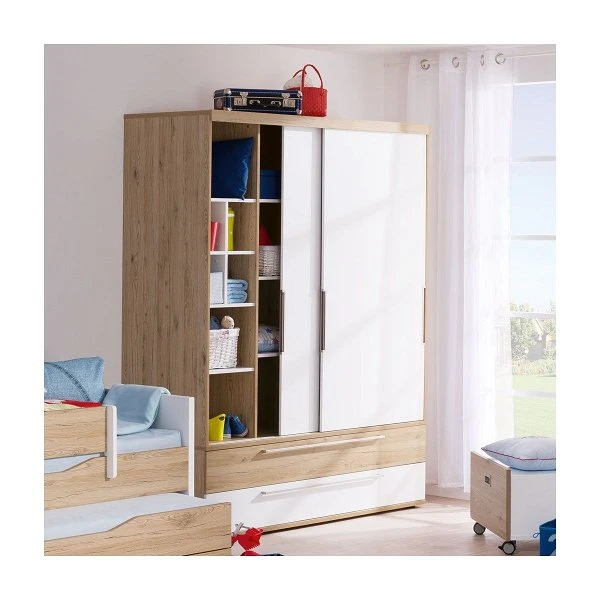 Paidi Fionn Jugendzimmer Mit Breitem Schrank Mit Umbaufähigem Kojenbett 90x200 Cm 4 Paidi Fionn Jugendzimmer Mit Breitem Schrank Mit Umbaufähigem Kojenbett 90x200 Cm – Bild 2