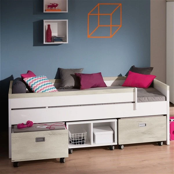 Paidi Kira Kojenbett Eiche-Nautik 120x200 Cm Hohes Fußteil 3 Paidi Kira Kojenbett Eiche-Nautik 120x200 Cm Hohes Fußteil