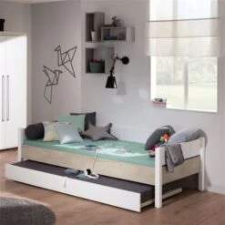 Paidi Kira Liege Eiche-Nautik - Umbaubar Hohes Fußteil 120x200 Cm