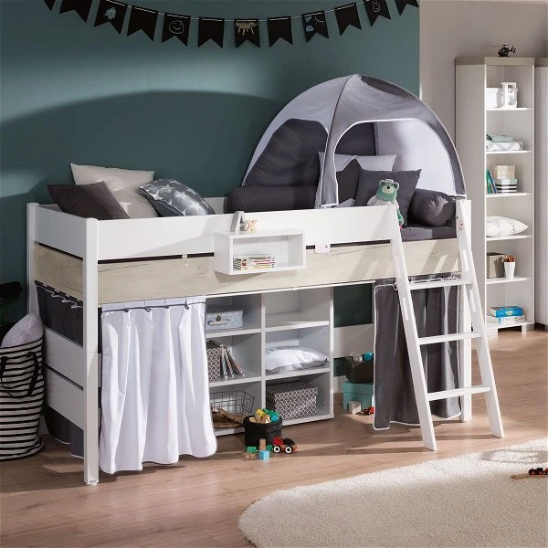 Paidi Kira Spielbett 120 Cm Eiche Nautik Schräge Leiter 90x200 Cm 3 Paidi Kira Spielbett 120 Cm Eiche Nautik Schräge Leiter 90x200 Cm