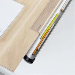 Paidi Marco 2 130 GT Schreibtisch Kreideweiß 130 X 70 Cm, Platte Geteilt - Gestellfarbe Silber 8 Paidi Marco 2 130 GT Schreibtisch Kreideweiß 130 X 70 Cm, Platte Geteilt - Gestellfarbe Silber -Kinder Geschäft paidi marco2ablagemulde lineal 7