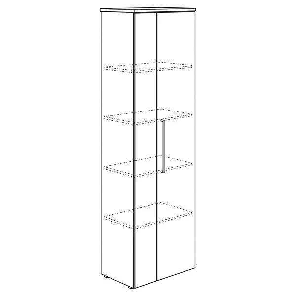 Paidi Oscar Anstell-Element Kreideweiß/Eiche-Nebr. 2 Türen, 4 Böden 3 Paidi Oscar Anstell-Element Kreideweiß/Eiche-Nebr. 2 Türen, 4 Böden