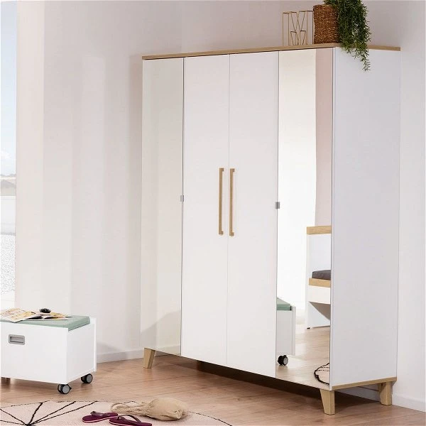 Paidi Oscar Jugendzimmer Mit Schrank 4T Kreideweiß/Eiche-Nebraska - Zum Aktionspreis 6 Paidi Oscar Jugendzimmer Mit Schrank 4T Kreideweiß/Eiche-Nebraska - Zum Aktionspreis – Bild 4