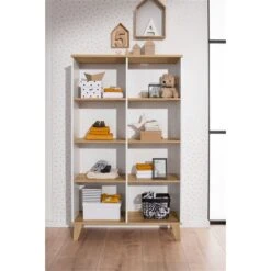 Paidi Oscar Standregal 8 Fächer Kreideweiß/Eiche-Nebraska - Zum Aktionspreis