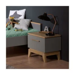 Paidi Sten Jugendzimmer Schiefergrau/Eiche Massiv Mit Breitem Schiebetürenschrank, Zum Aktionspreis 9 Paidi Sten Jugendzimmer Schiefergrau/Eiche Massiv Mit Breitem Schiebetürenschrank, Zum Aktionspreis -Kinder Geschäft paidi sten nachttisch gr 4