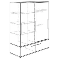 Paidi Sten Schiebetürenschrank Breit Schiefergrau/Eiche Massiv - Paidi Slide-System 7 Paidi Sten Schiebetürenschrank Breit Schiefergrau/Eiche Massiv - Paidi Slide-System -Kinder Geschäft paidi sten schiebetuer breit strich 4